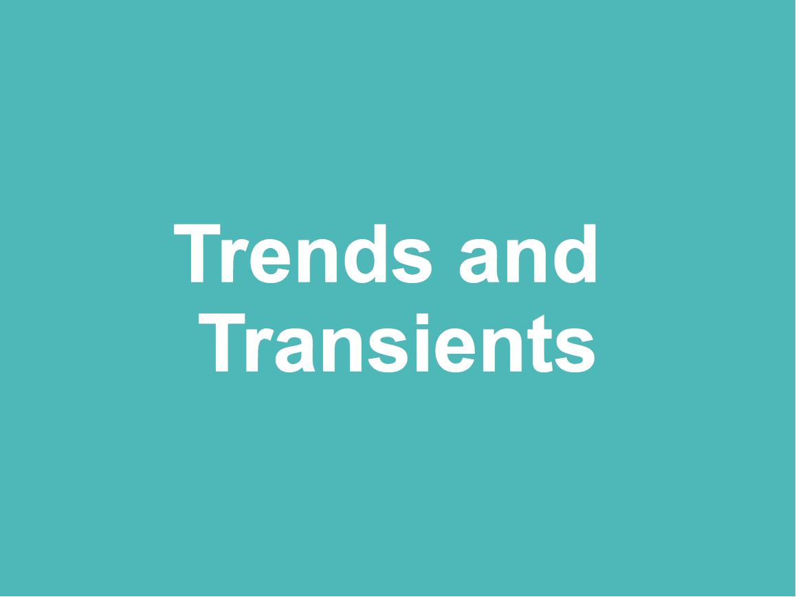 Trends and Transients