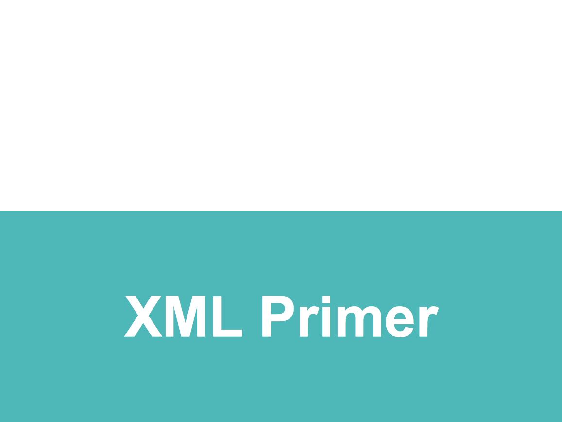 XML Primer